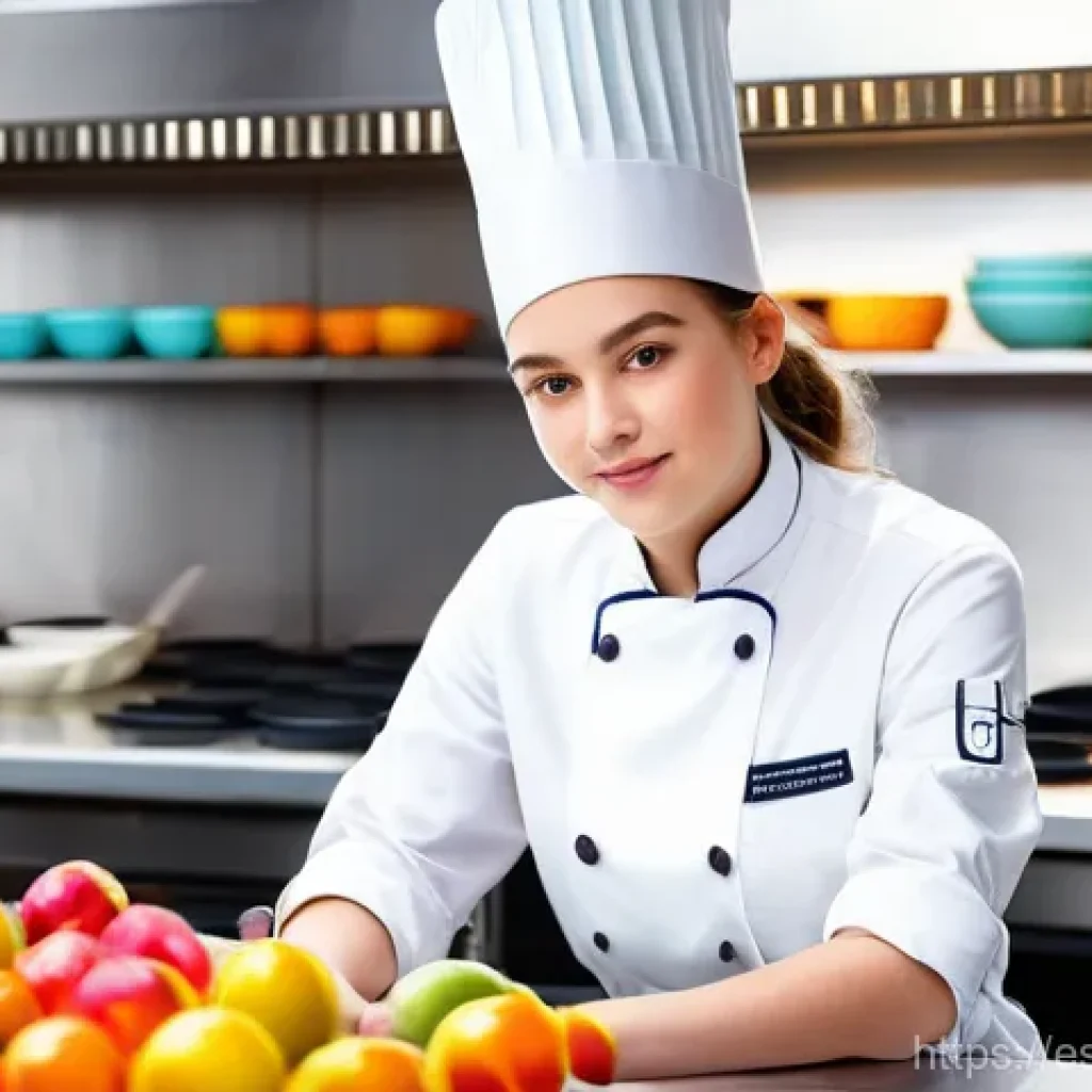 조리 자격증 대비 학원 추천 - **Prompt: Culinary Passion and Artistic Pastry Creation**
"A vibrant, medium shot of a focused, ...