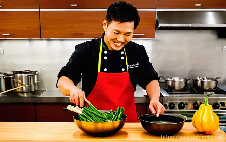 중식조리사 강사로의 전환 가능성 - **Prompt 1: The Charismatic Chinese Cuisine Instructor**
"A vibrant, eye-level photograph of a c...
