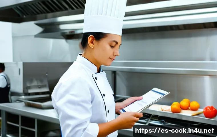일식조리사 자격증 유효기간 - **Prompt Title: The Diligent Food Safety Professional**
**Image Prompt:** "A professional chef, ...